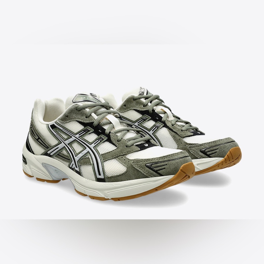 Asics Gel-1130 Green/Oak 14 Sneakers *Walking Mesh Relaxed Fit